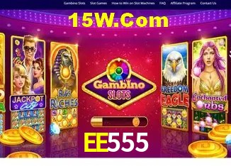 Tela de boas-vindas e lobby de jogos do aplicativo EE555